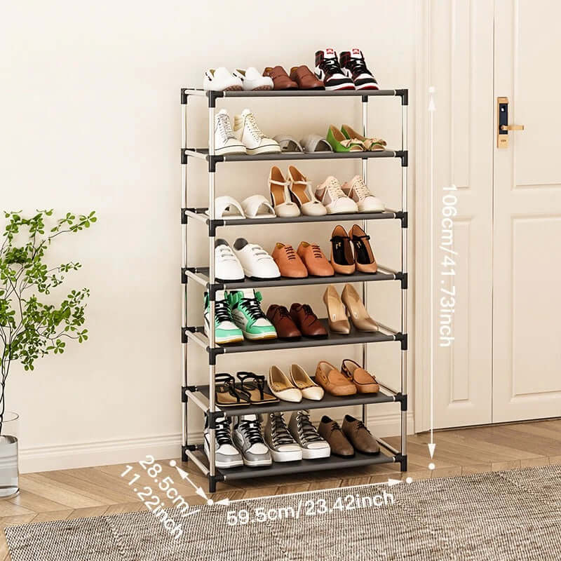 Stylish Metal Shoe Rack Organizer