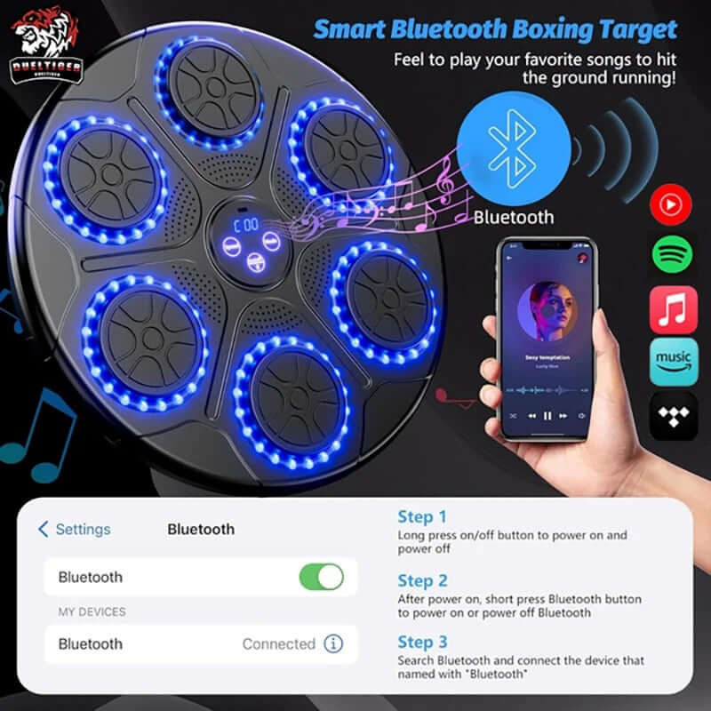 Smart Bluetooth Wall-Mounted Boxing Trainer