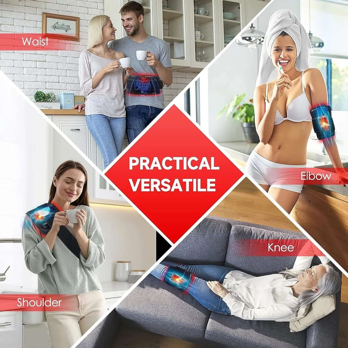 Red Light Therapy Belt for Pain & Slimming