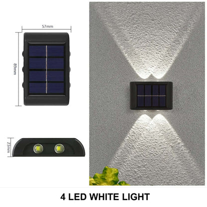 Solar Wall Lamp | Waterproof Outdoor Up & Down Light