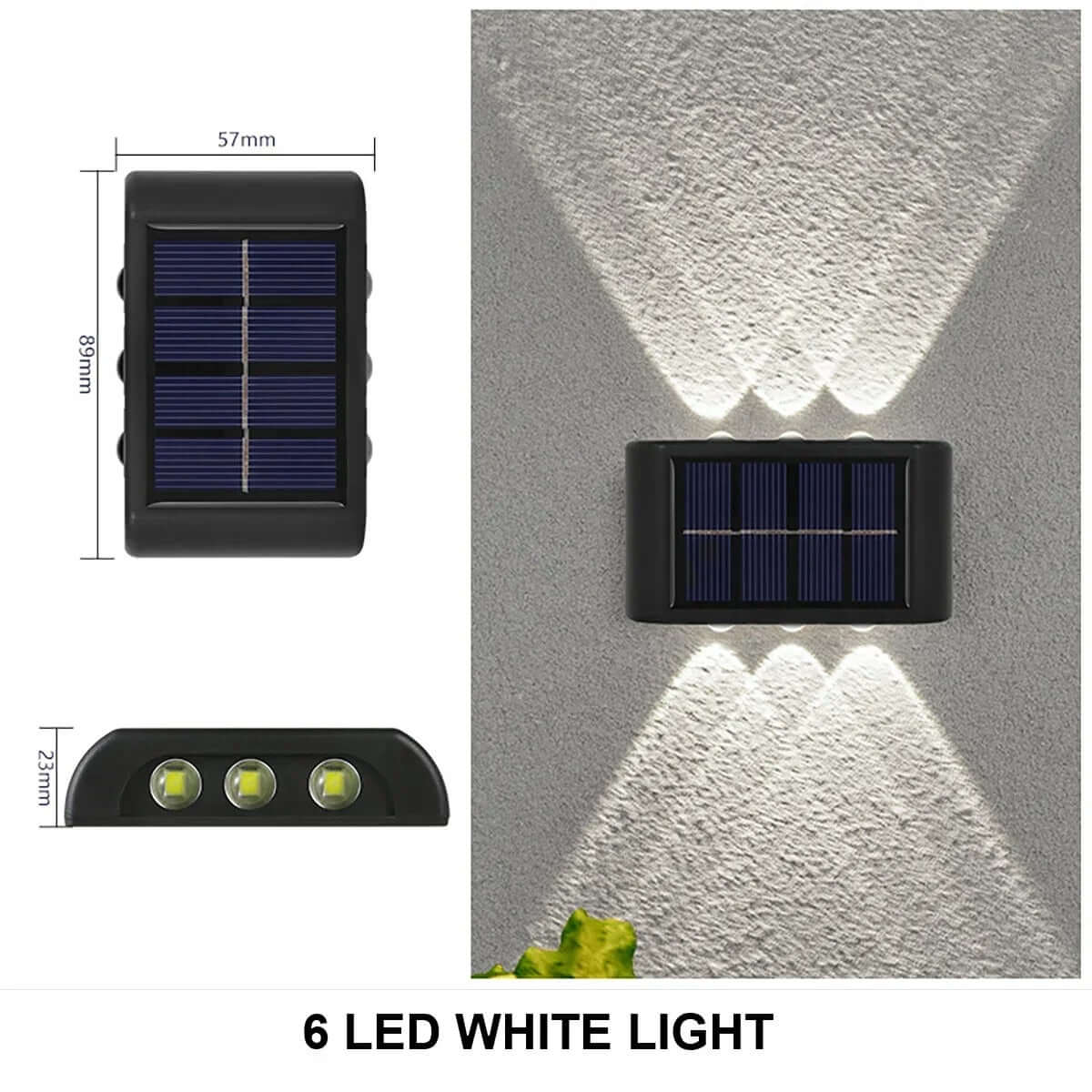 Solar Wall Lamp | Waterproof Outdoor Up & Down Light