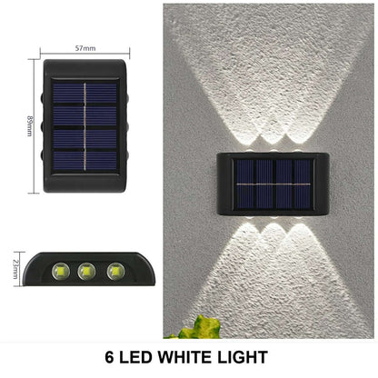 Solar Wall Lamp | Waterproof Outdoor Up & Down Light