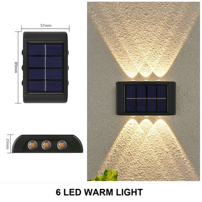 Solar Wall Lamp | Waterproof Outdoor Up & Down Light