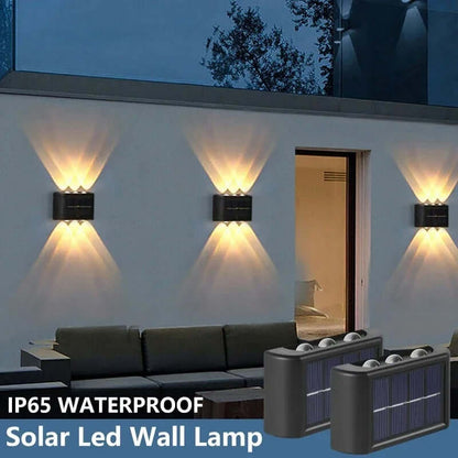 Solar Wall Lamp | Waterproof Outdoor Up & Down Light