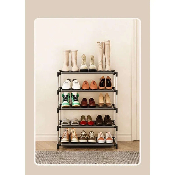 Stylish Metal Shoe Rack Organizer