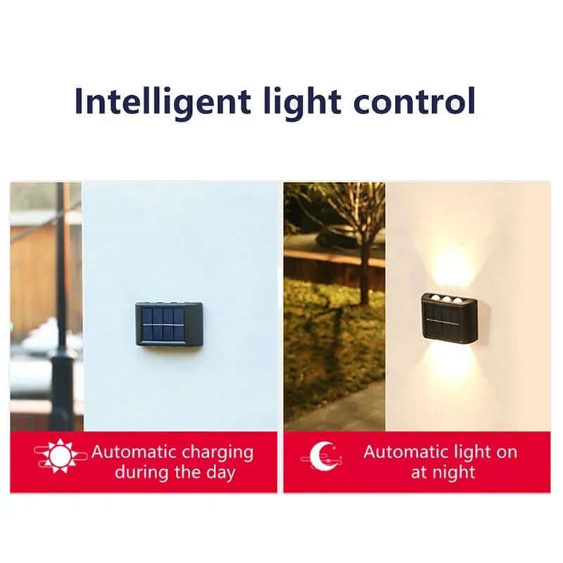 Solar Wall Lamp | Waterproof Outdoor Up & Down Light