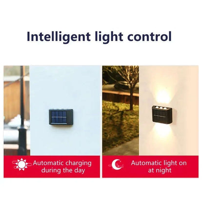Solar Wall Lamp | Waterproof Outdoor Up & Down Light