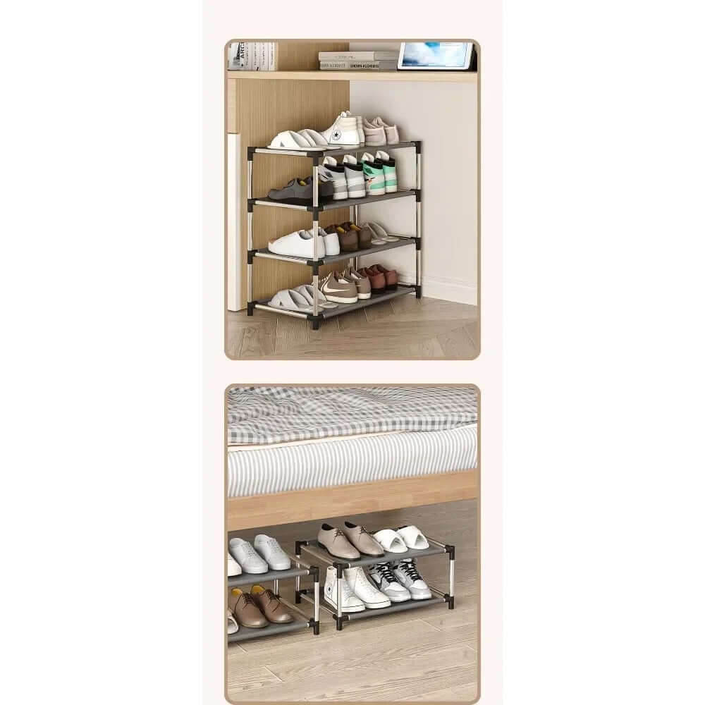 Stylish Metal Shoe Rack Organizer