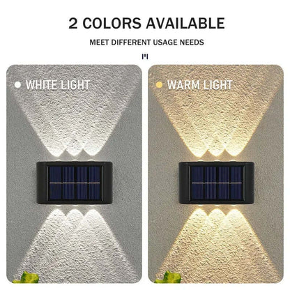 Solar Wall Lamp | Waterproof Outdoor Up & Down Light