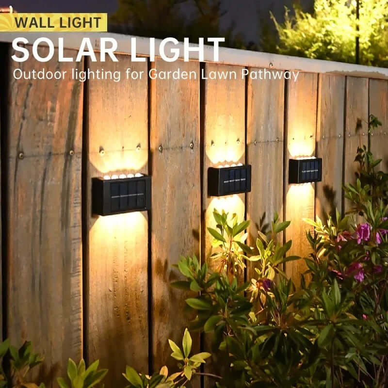 Solar Wall Lamp | Waterproof Outdoor Up & Down Light