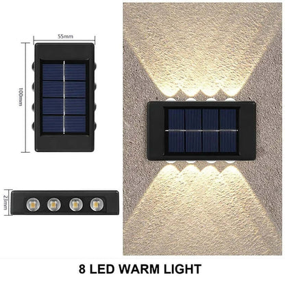 Solar Wall Lamp | Waterproof Outdoor Up & Down Light