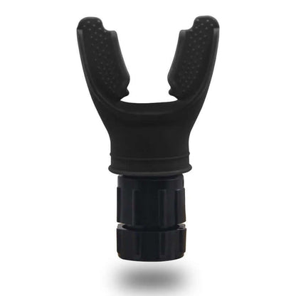 Adjustable resistance lung trainer mouthpiece designed for effective breath control and lung capacity training.