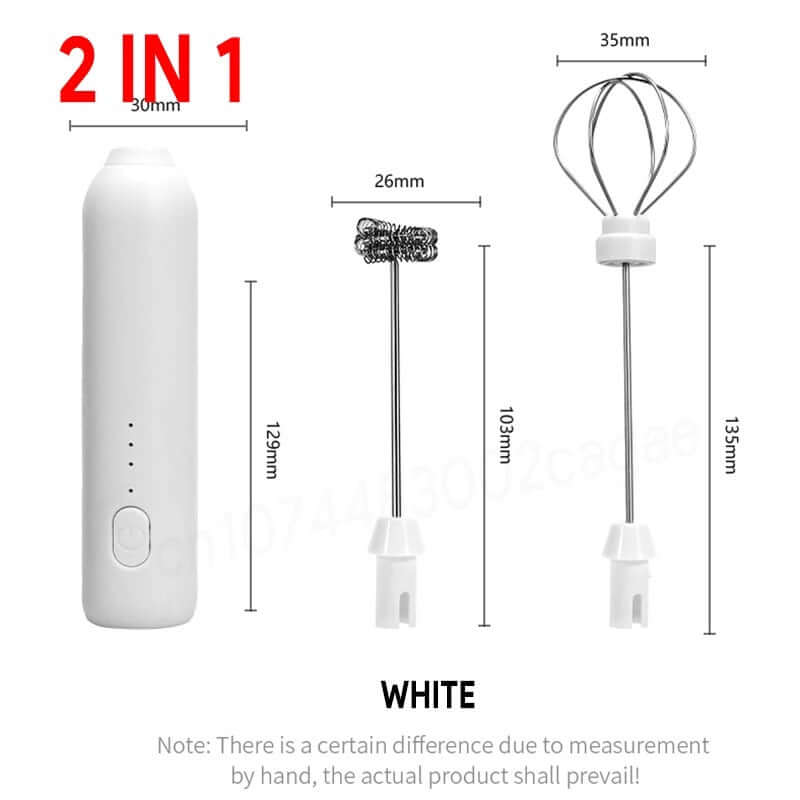 Wireless Milk Frother | Type-C Handheld Mixer