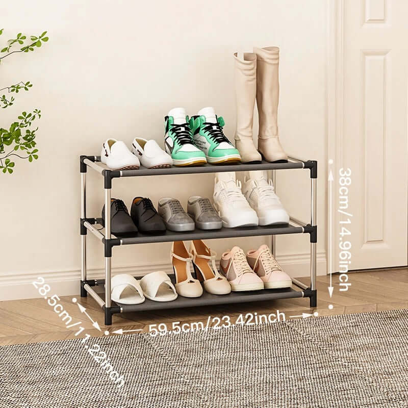 Stylish Metal Shoe Rack Organizer
