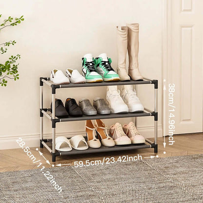 Stylish Metal Shoe Rack Organizer