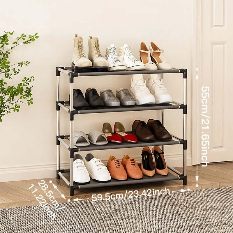 Stylish Metal Shoe Rack Organizer